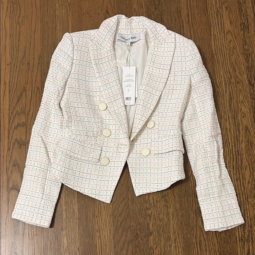 NWT Veronica beard Diego Dickey jacket size 0